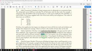 java how to program exercise 4.20