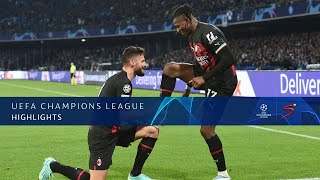Napoli v AC Milan | Match Highlights | UEFA Champions League Quarterfinal 2nd Leg