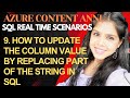 9. How to UPDATE the column by REPLACING part of the string in SQL