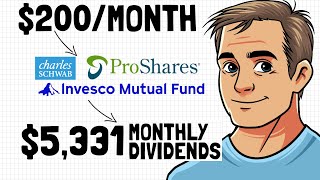 How To Make $5000/month with Only $200/month with 3 Best ETFs