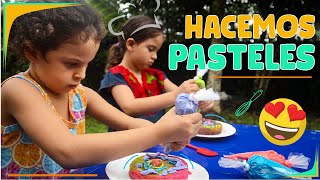 🤤HACEMOS PASTELES como Pasteleras Profesionales! 🎂 |Mellizas Nómades|