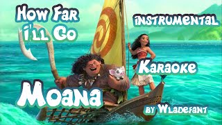 Moana - How Far I'll Go - Karaoke - instrumental - 4K