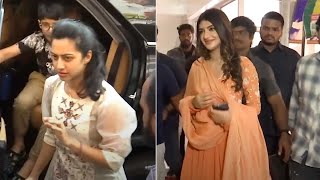 Sreeleela And Balakrishna Daughter Visits Bramaramba Theatre | MS Talkies