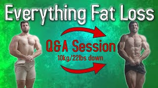 FAT LOSS Q&A! (How To Keep Muscle? Protein Amount? What I Eat?)