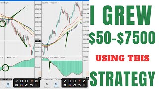 How To Grow $50 to $7500 Using This Strategy /Millionaire Trading Strategy #forex #foryou #optimerfx