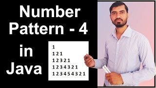 Number Pattern - 4 Program (Logic) in Java by Deepak