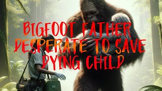 A BIGFOOT FATHER BROUGHT US HIS DYING CHILD TO SAVE.
