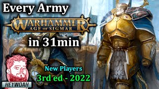 Every Age of Sigmar Army 2022