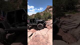 Tackling some Epic Moab trails in a bobbed Jeep Gladiator  #jeep #offroad #offroadadventure #moab