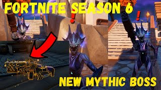 *NEW* MYTHIC BOSS (Fortnite Season 6) New MYTHIC WEAPON!!!! 🏹