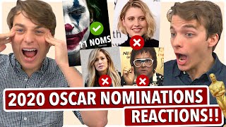 2020 Oscar Nominations REACTIONS!! (We FREAK out)