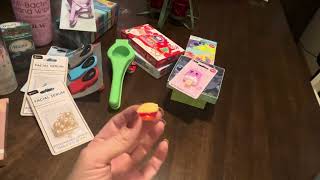 ASMR Dollar Tree Haul with whispering and gum chewing