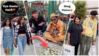 Singing Hindi Bollywood Songs Mashup  In Public | Shocking Reactions😱| Street Prank Video| Jhopdi K