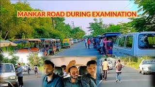 Mankar Road During examination || Beautiful Traffic Line || Village Of West Bengal