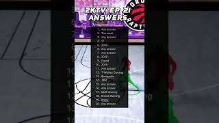 NBA 2KTV Episode 21 Answers
