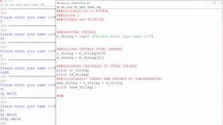 Introduction to Python - Lesson 1 - STRINGS and PRINTING