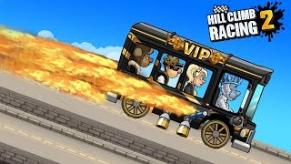 Hill Climb Racing 2 - Crazy BUS Challenge VIP | GamePlay