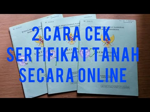 CARA CEK SERTIFIKAT TANAH SECARA ONLINE - Tidak Perlu Ke Kantor BPN ...