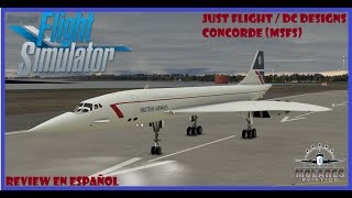 🌍 Concorde FS 2020 Just Flight DC Designs En Español! 🐱‍🏍