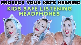 iClever Kids Cat Ear Wireless Headphones Safe Listening - Perfect Christmas Gift For Kids