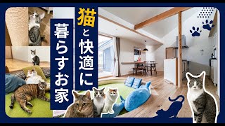 【ルームツアー】猫と快適に暮らすお家【岩橋建築】/ガレージ/平屋/新築/ペット/猫