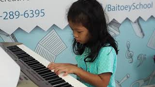 Kid Plays Piano: Mal  Baitoey Homeschool