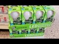 Dollar Tree $1 Greenlite LED Bulb 9w (60w) Review and teardown