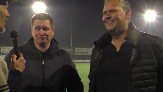 Camiel Jager en Ronald Lieftink na winst op Inschoten