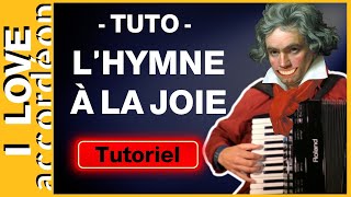 Tuto d'Accordéon - L'Hymne à la joie - Beethoven