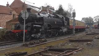 NYMR 80136 leaving Pickering Station 7th April 2018