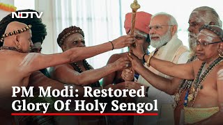 "Restored Glory Of Holy Sengol," Says PM Modi In First Speech At New Parliament