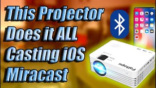 Great Projector with Bluetooth Casting iOS and Miracast