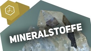 Mineralstoffe - Wofür brauchen wir sie?