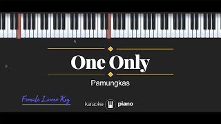 One Only Female Lower Key Pamungkas Karaoke Piano