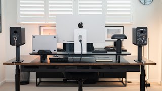 Fresh and Modern Desk Setup 2023 ft. Omnidesk