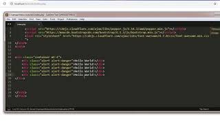 alerts and buttons in bootstrap 4 Tutorial #3