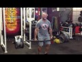 530 lb trap bar deadlift low handle