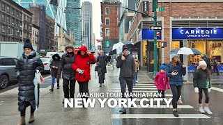 NEW YORK CITY TRAVEL 148 - WALKING TOUR MANHATTAN 8th Avenue, Columbus Avenue, 42nd Street, USA, 4K