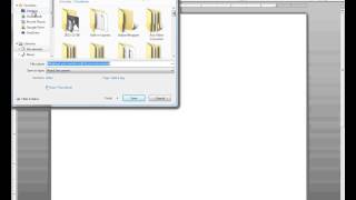 Creating and Saving Documents