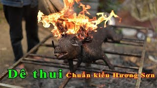 Xem cách người ta thui dê núi và chế biến món dê thui đúng chuẩn Hương Sơn – Hà Tĩnh - Guufood