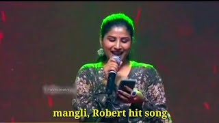 Mangli song || Robert film || Kanne Adirindhi || 8d audio || ❤❤ || Stage performance