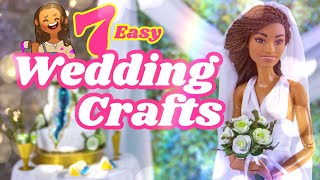 DIY - How to Make: 7 Easy Miniature Wedding Crafts