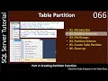 Table Partition | Part 2 - Creating Partition Function | SSMS TSQL Tutorial #66