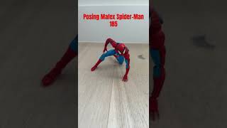 Posing Mafex 185 amazing Spider-Man #marvel #figure #actionfigures #spiderman #toys #mafex #medicom