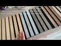 diy slatted wall panel installation oh abode