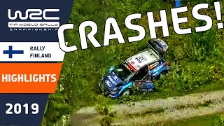 WRC - Rally Finland 2019: WRC Rally CRASH Highlights : Rally Crashes, Fails and Mistakes.