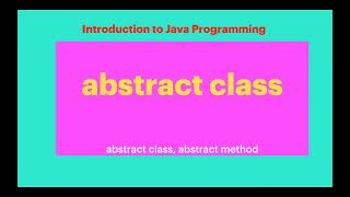 36 Core Java abstract class