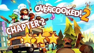 【Overcooked 2/煮過頭2】第二章|全6關+隱藏關卡|完美3星通關攻略