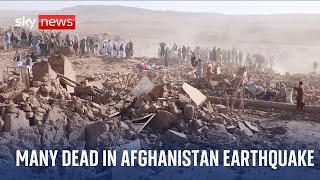 At least 2,445 killed after Afghanistan earthquake, says Taliban