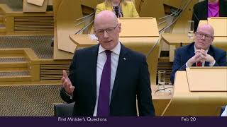 'Seriously?': Jackie Baillie shouts at John Swinney